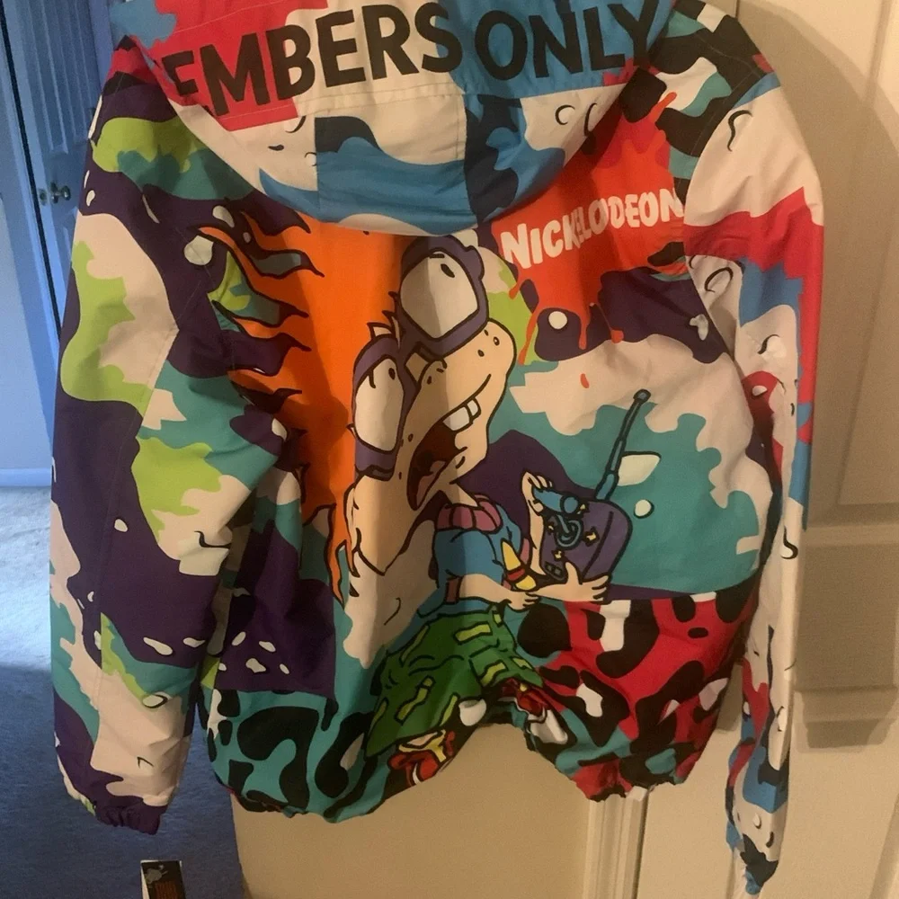 NWT members‎ only large sponge bob/hey Arnold jacket